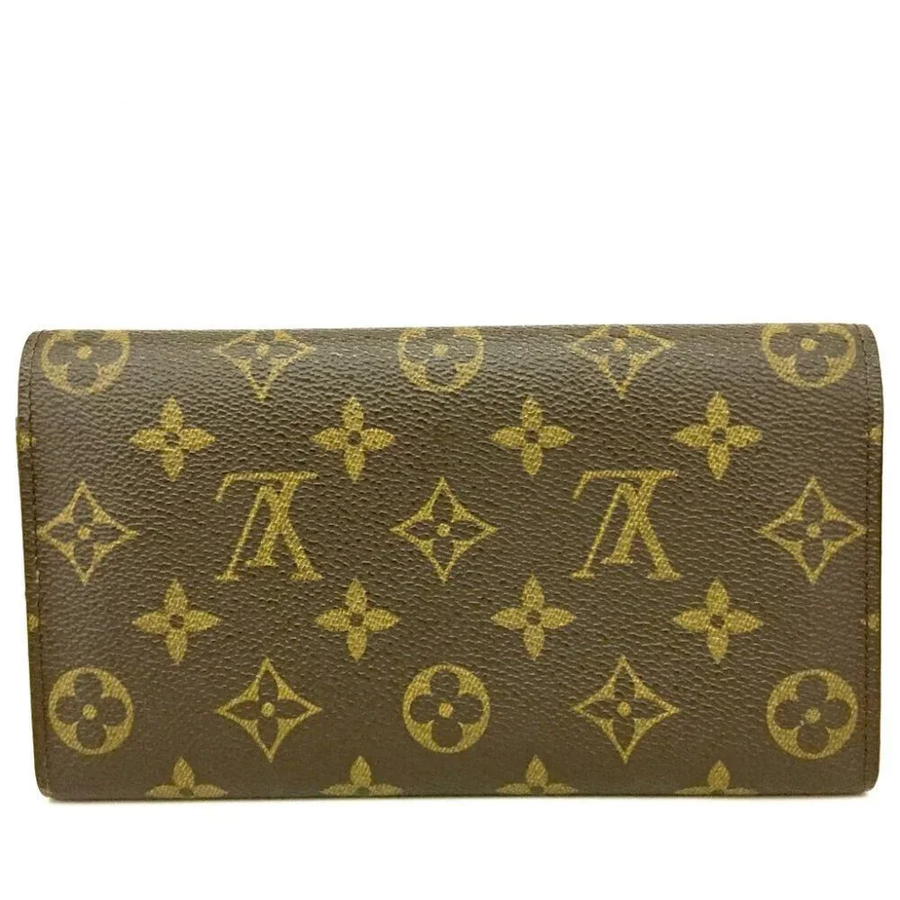 100% Authentic Louis Vuitton Monogram Portefeiulle Sarah Bifold Wallet - Picture 2 of 9